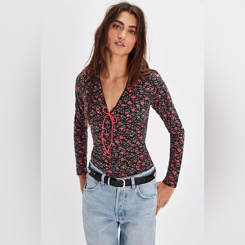 New Free People Abundance Long-Sleeve Top size XS